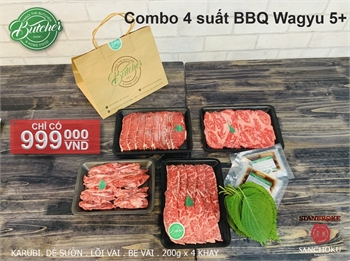 Combo BBQ Wagyu 999k