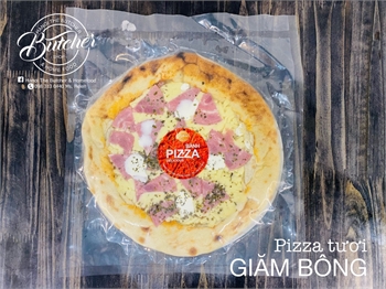 Pizza giăm bông