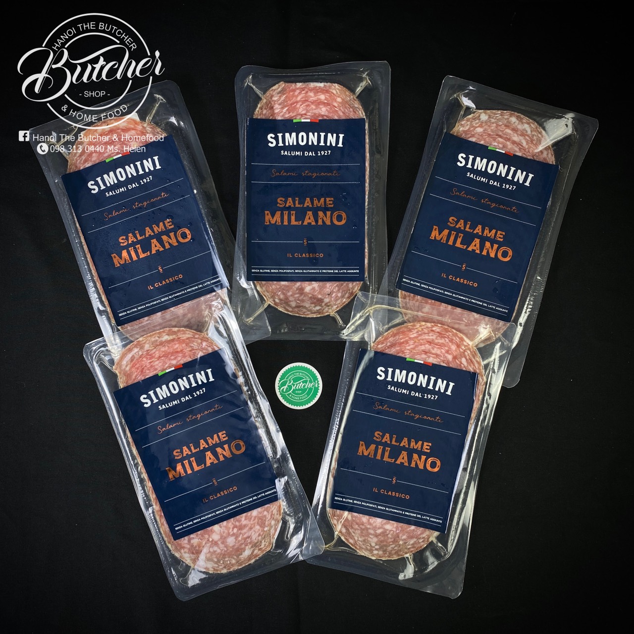 Salame Milano Sliced Simonini 80G