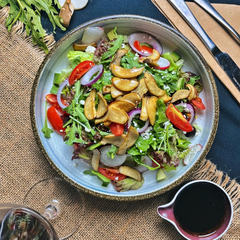 Salad rau rocket & dầu giấm