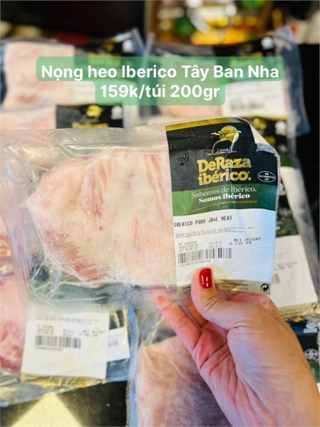 Nọng heo Iberico Tây Ban Nha