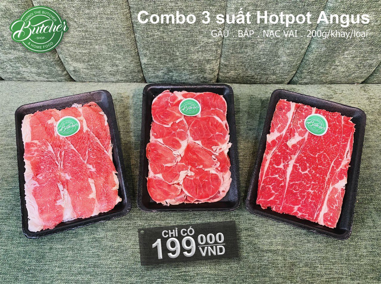 Combo Lẩu Angus 3 loại