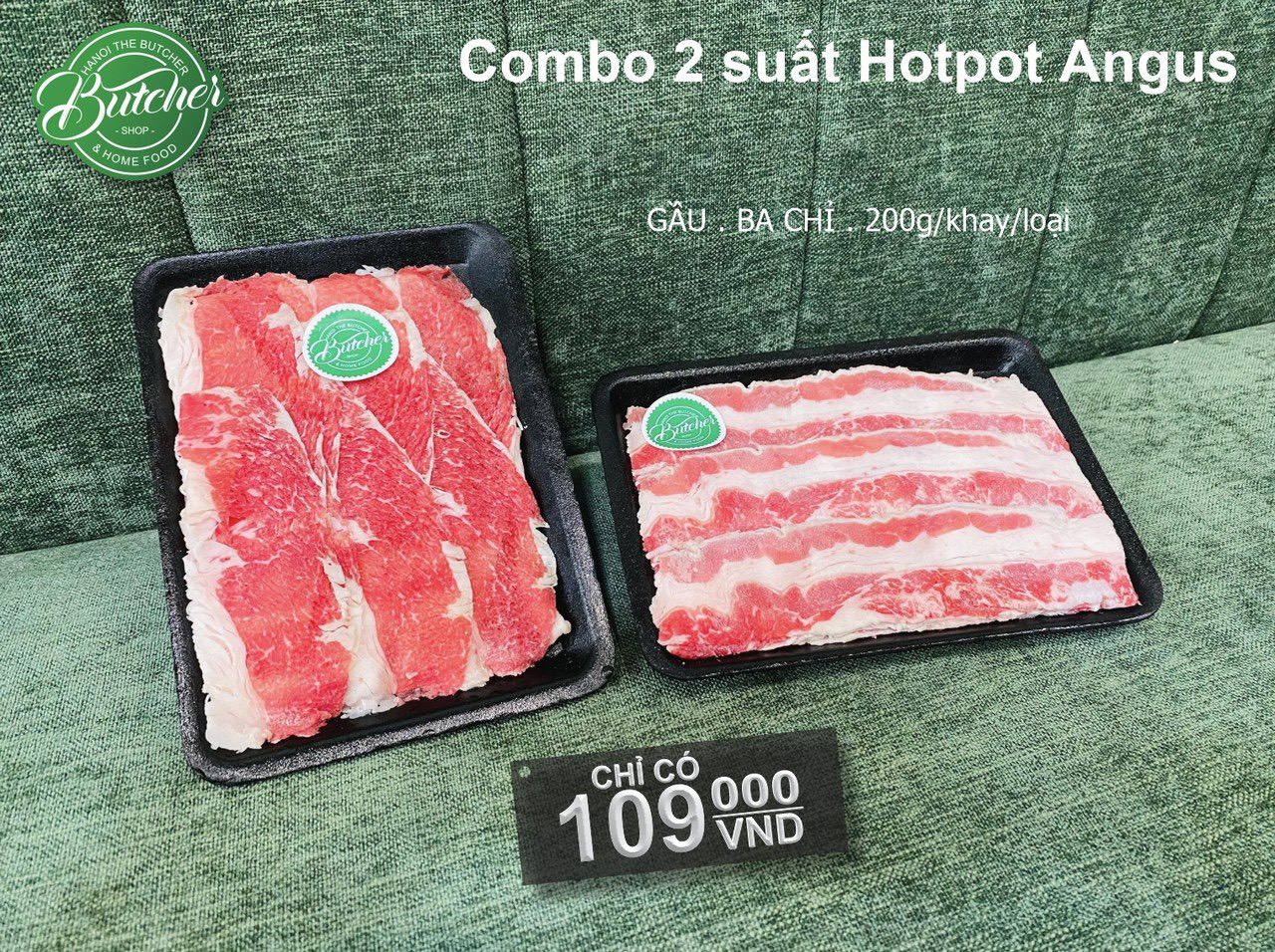 Combo Lẩu Angus 2 loại