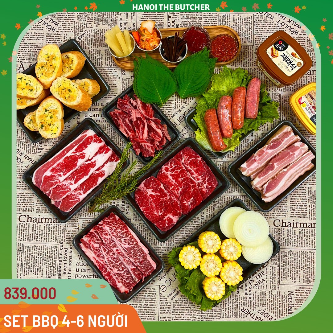 Set BBQ 4- 6 người