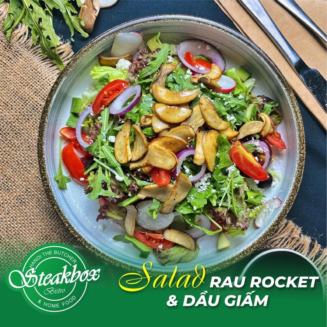 Salad rau rocket & dầu giấm